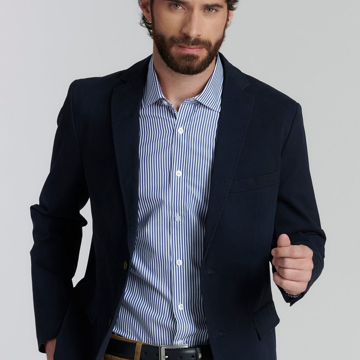 FEROUCH - Blazer Stanford F Smart Casual Azul Ferouch