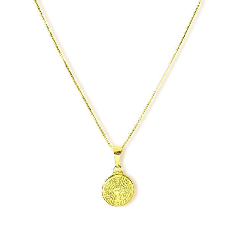 ANDREA COGGIOLA JOYAS - Collar Padre Nuestro 11mm Enchapado Oro 18K