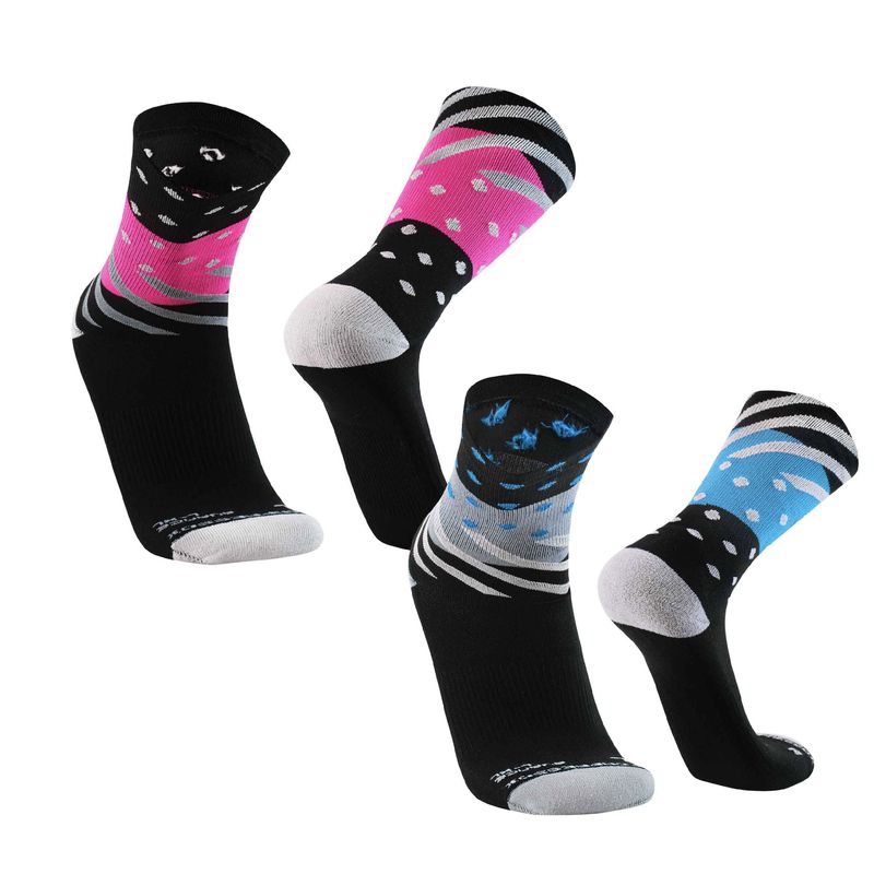 SILVERA NANOTECH - Calcetines deportivos trail running ciclismo gym tenis padel 2 pack