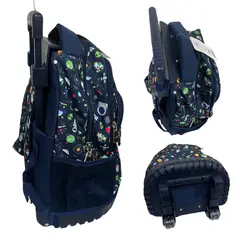 GENERICO - Pack Mochila + Lonchera + Estuche Escolar Ekizde