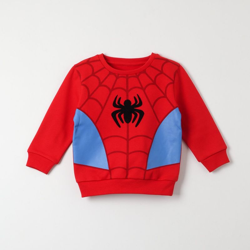 MARVEL - Poleron Cerrado Niño Spiderman Suit Rojo Marvel