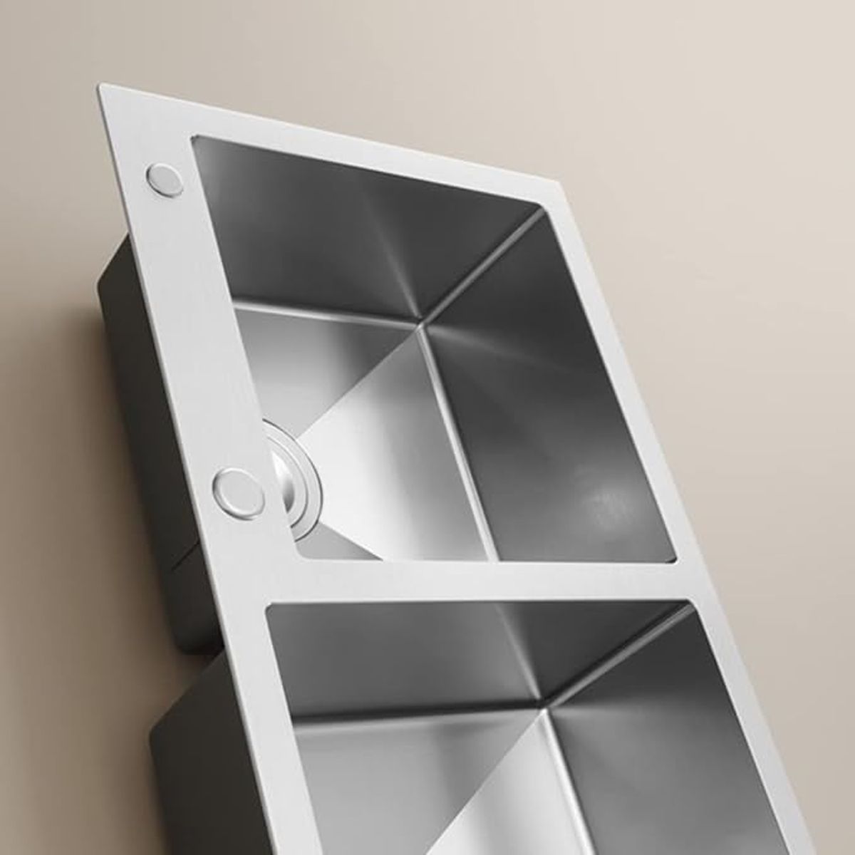 OEM - Lavaplatos Dekora 80X45 Cm Plata Para Empotrar Sobre O Bajo Cubierta