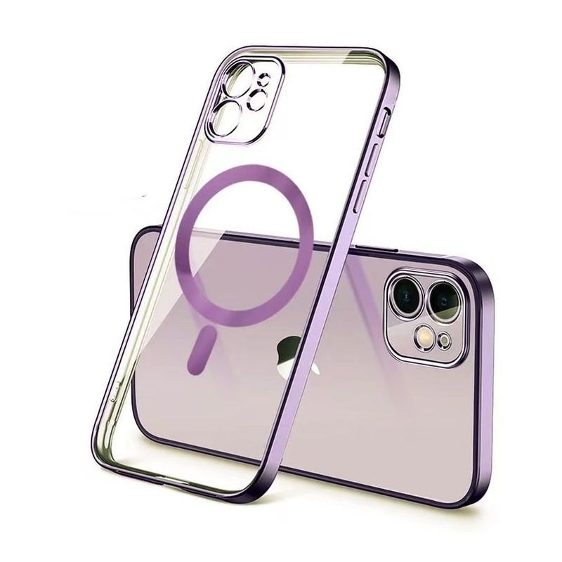 GENERICO - Carcasa Magsafe Para iPhone 14 Plus / Morado
