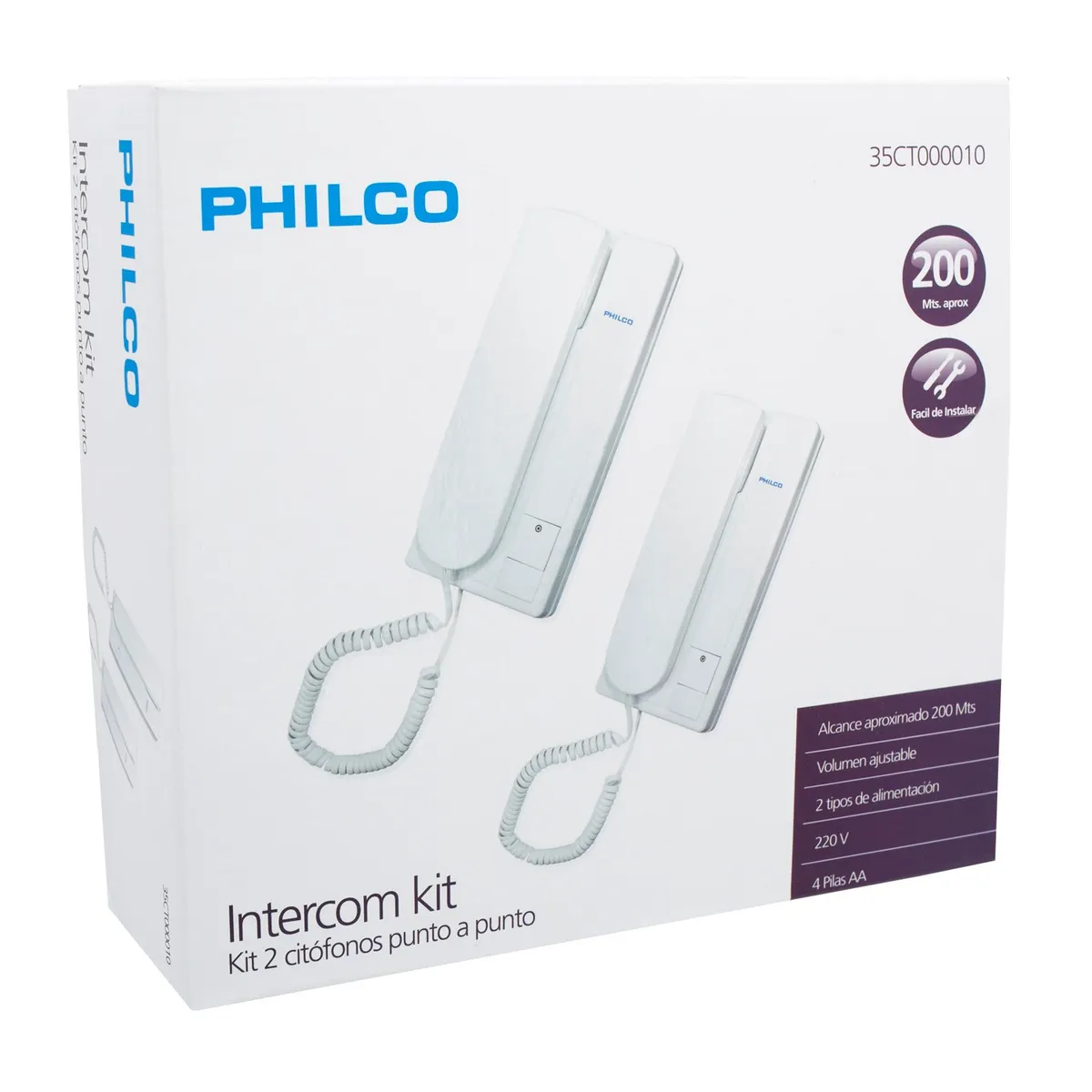 PHILCO - Citofono Pto/pto Philco 220 Volts Ct-10 Open box