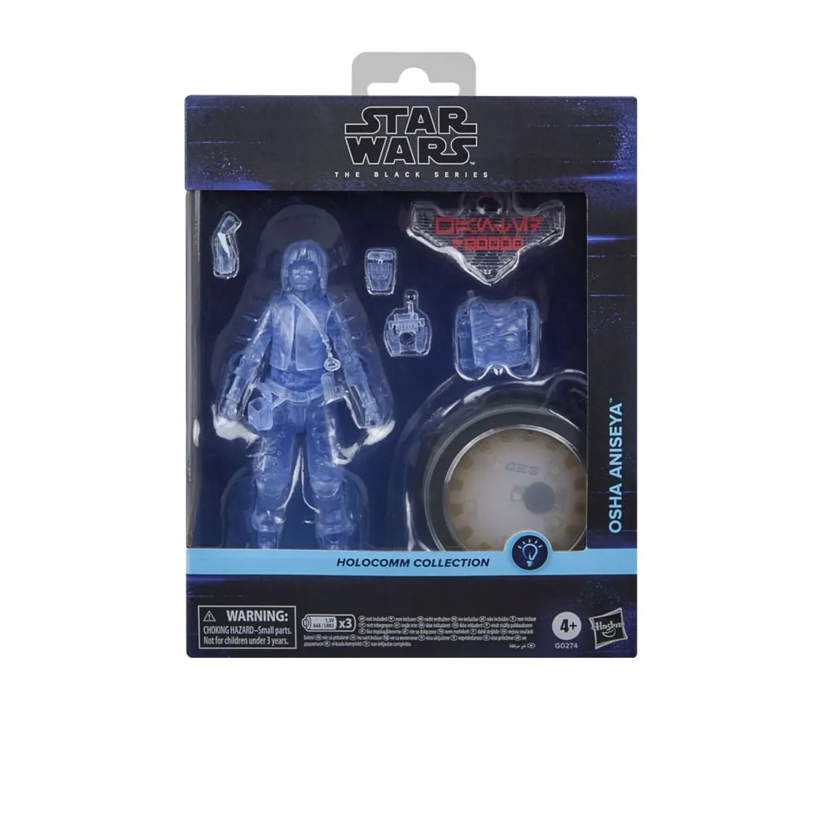 STAR WARS - Figura de Acción Star Wars The Black Series Holocomm Osha Aniseya