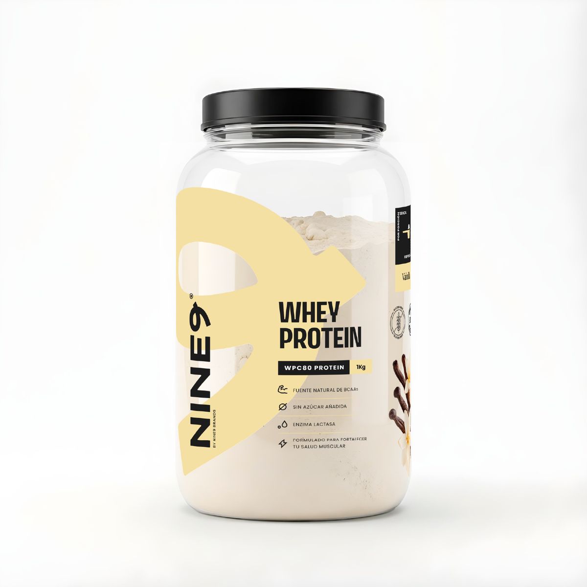 NINE9 BRANDS - Proteina Whey Vainilla NINE9 1 Kg