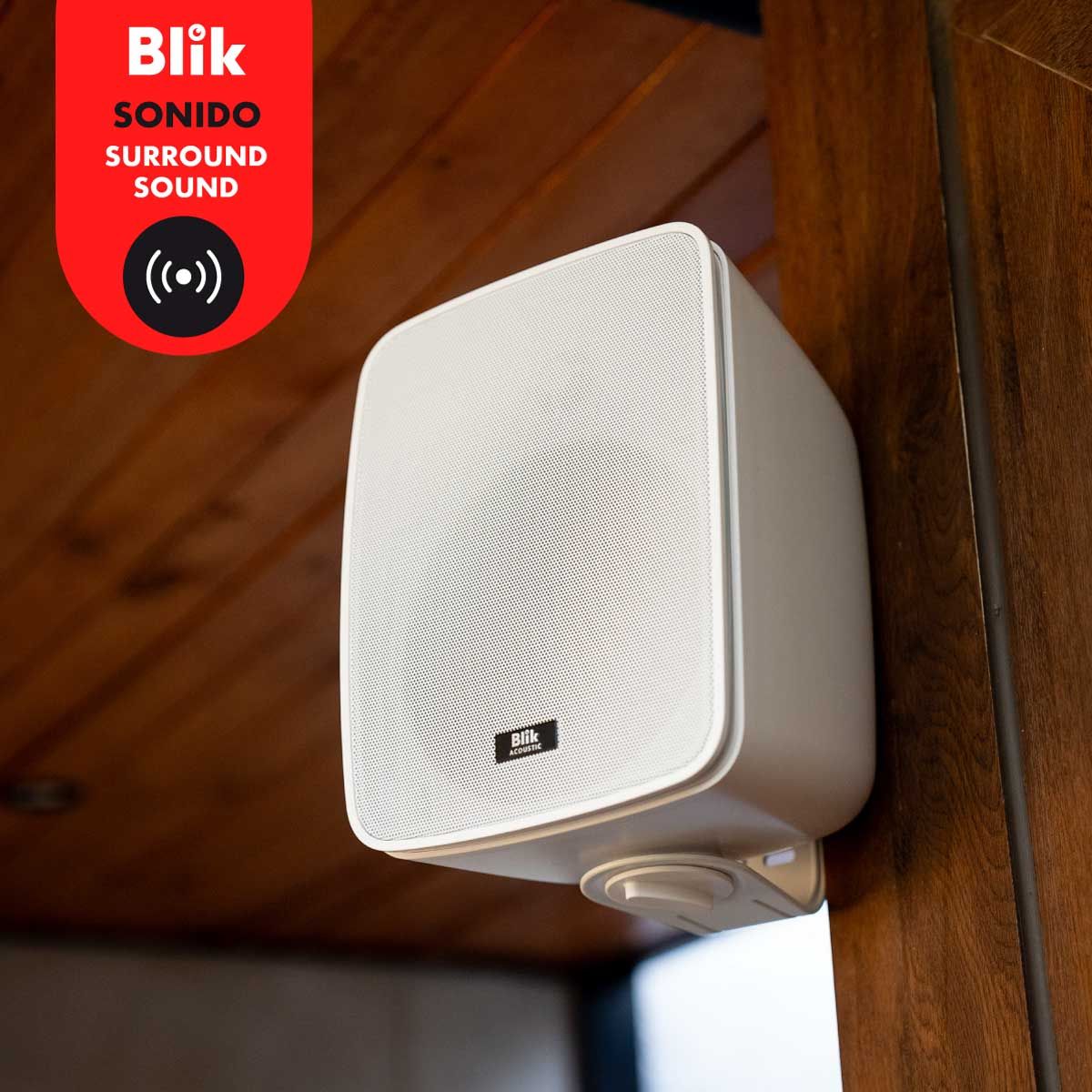 BLIK - Parlantes Instalación Activos Bluetooth Blik Fidelity Blanco 60W
