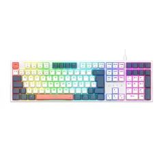 REDRAGON - Teclado TRUNDLE K668WBO-RGB