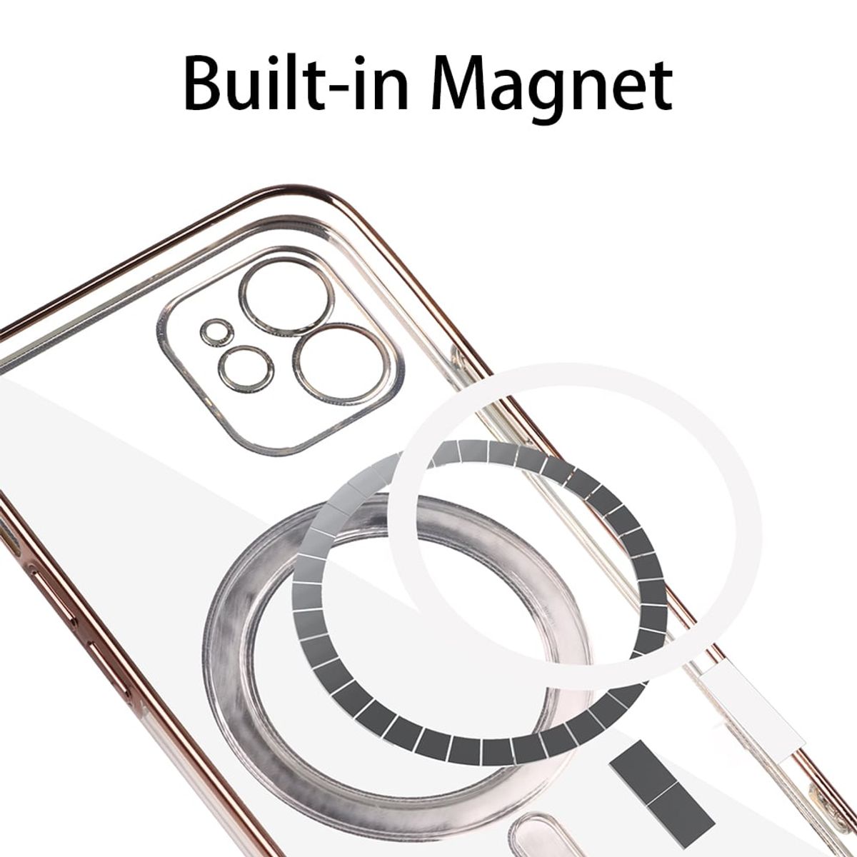 GENERICO - Carcasa Magsafe Para iPhone 14 Plus / Negro