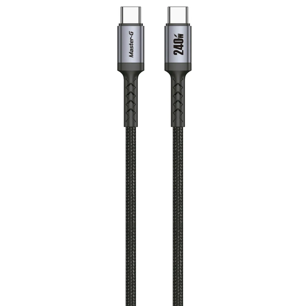 MASTER G - Cable De Carga Rápida Usb-C a C Antinudos 240W 2M Master-G