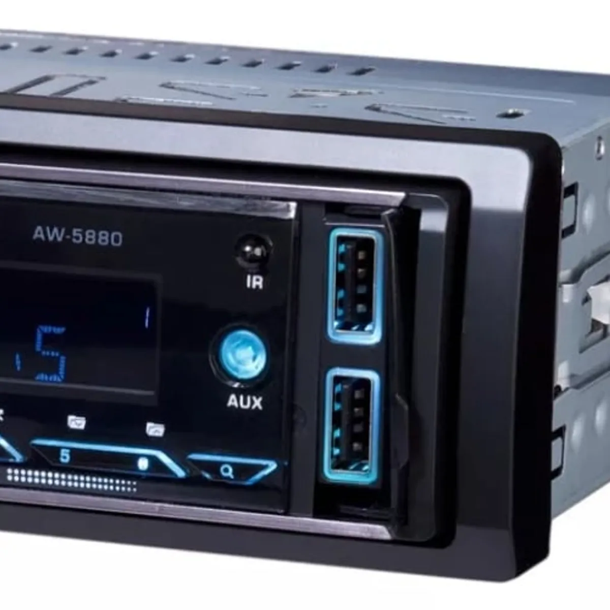 AIWA - Radio Auto 1 Din Bluetooth Usb X2 Radio Fm Aiwa Aw-5880t