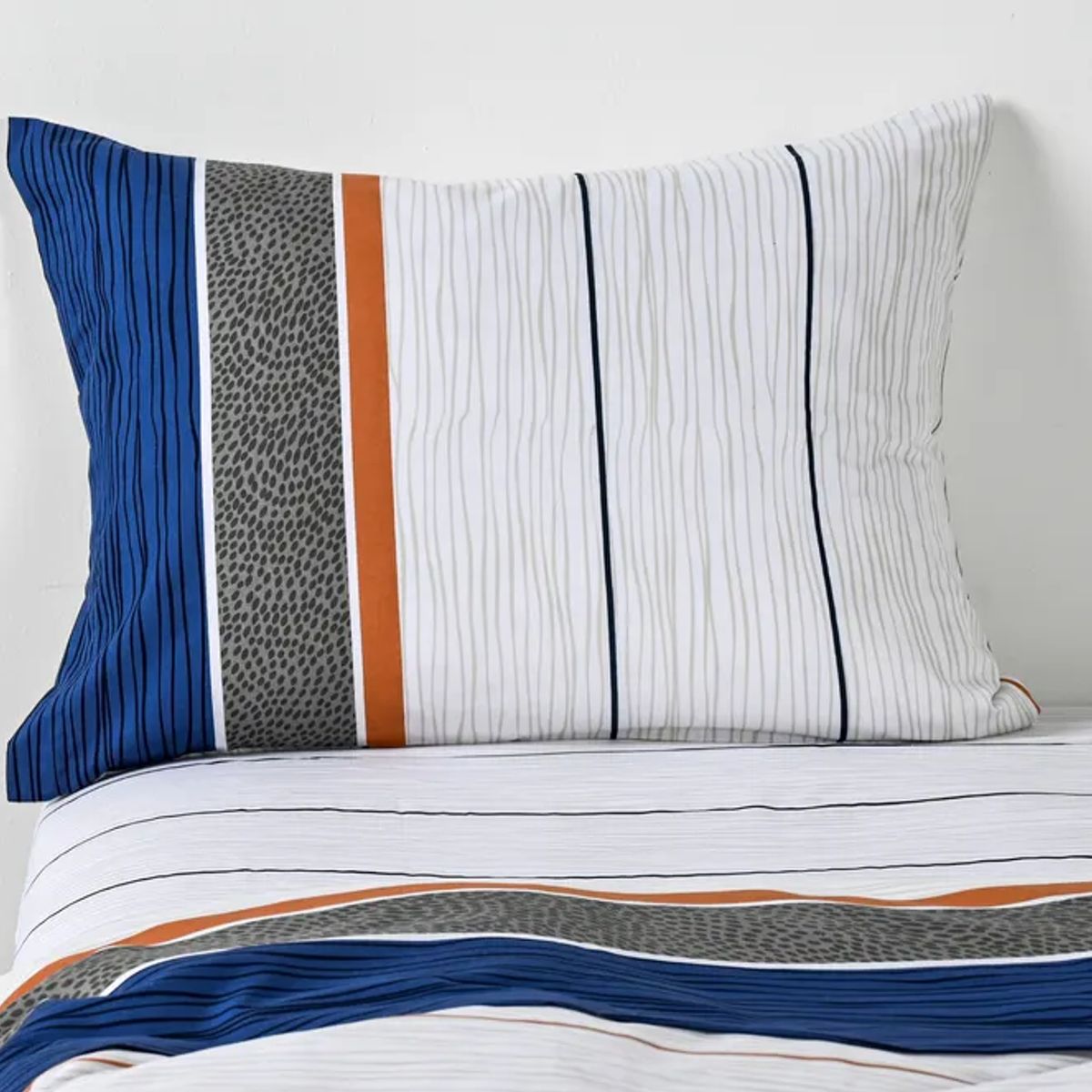 CANNON - Sábana CANNON American Family de 144hilos de 1.5 plaza BLUEMIST