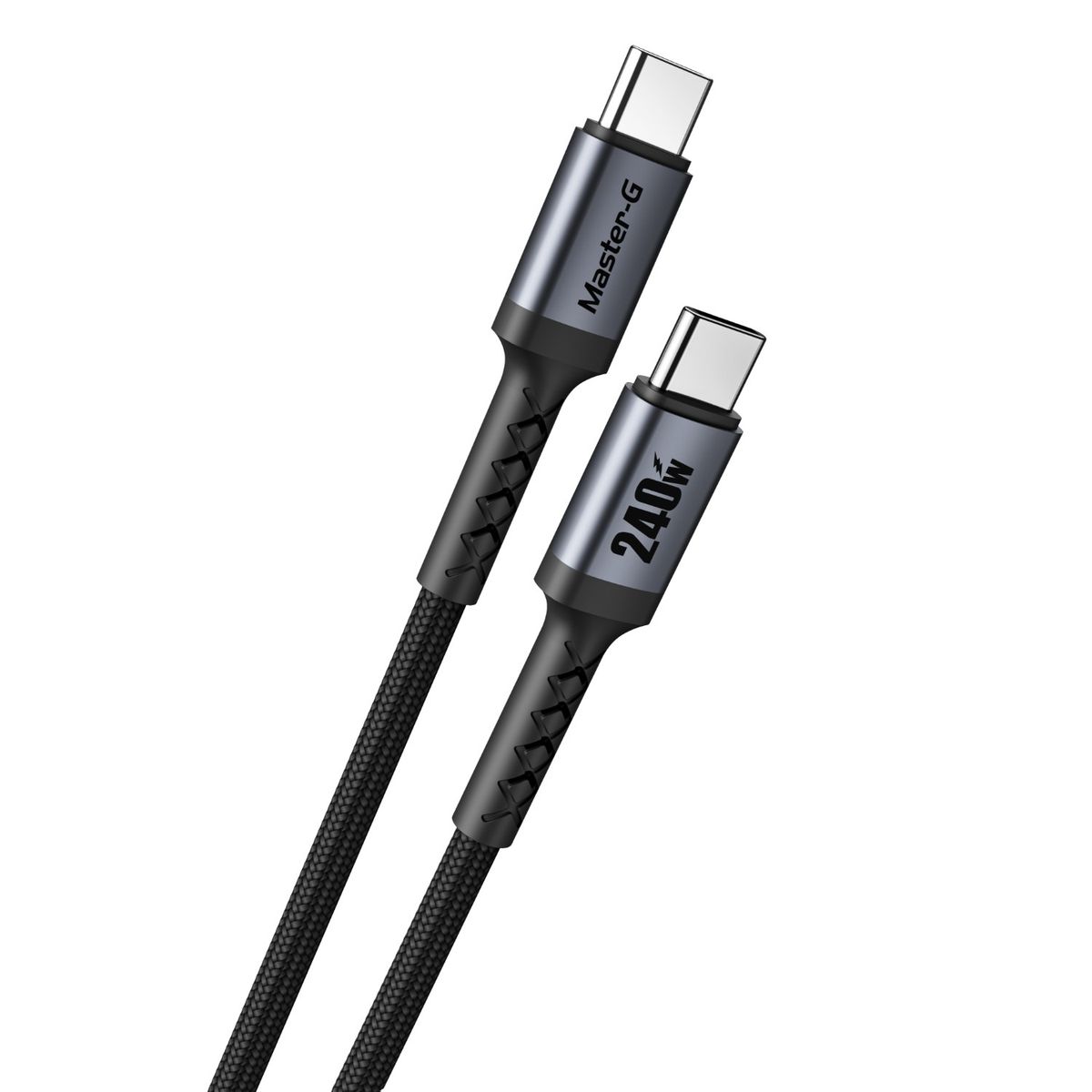 MASTER G - Cable De Carga Rápida Usb-C a C Antinudos 240W 1M Master-G
