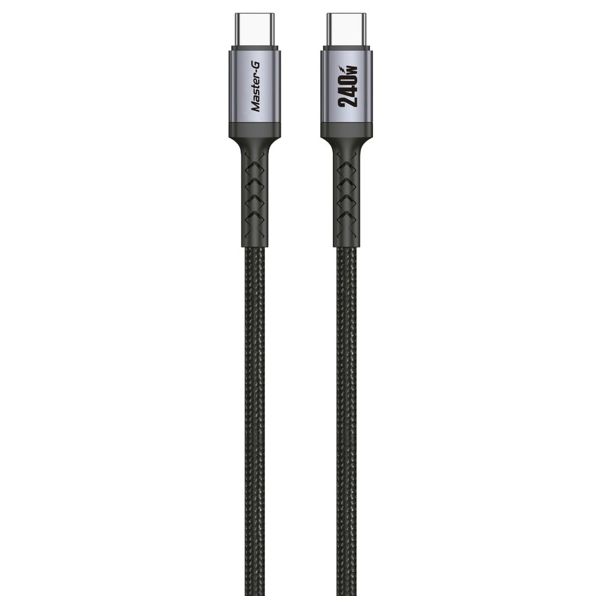 MASTER G - Cable De Carga Rápida Usb-C a C Antinudos 240W 1M Master-G