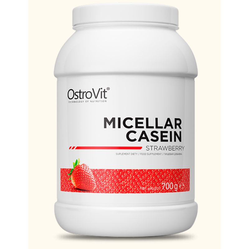 OSTROVIT - MISCELLAR CASEIN 700 GR STRAWBERRY