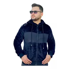 LIKE SHOP - Polerón Peludo Canguro Hombre Premium 0253