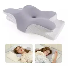 GENERICO - Almohada Cervical Viscoelástica Ergonómica