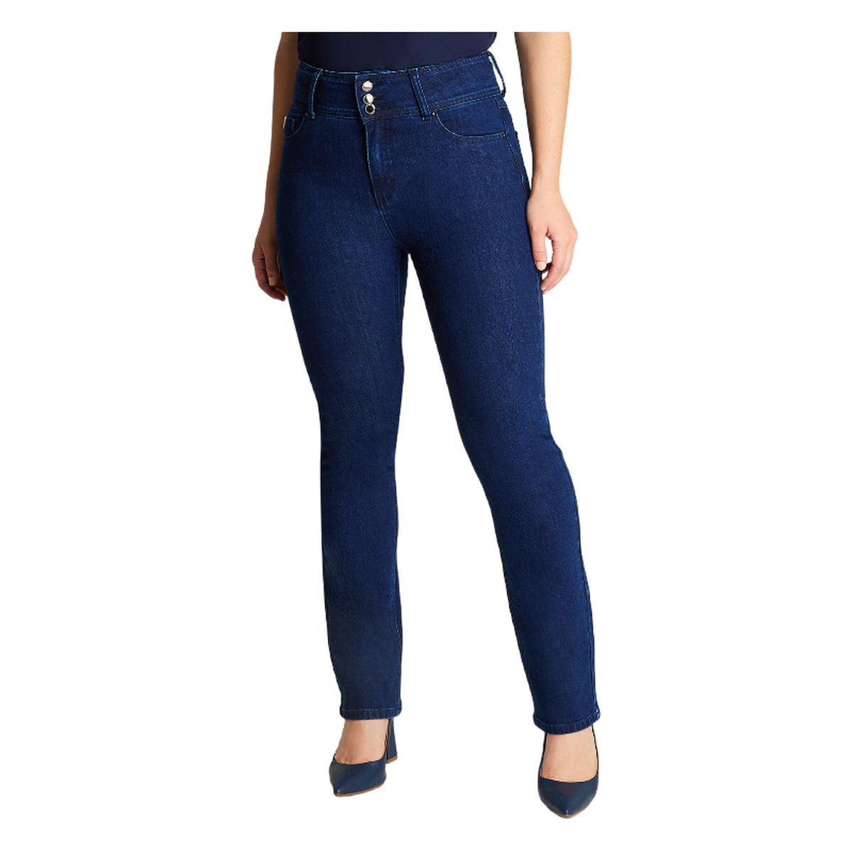 LORENZO DI PONTTI - Jeans Straight Azul 3 Botones