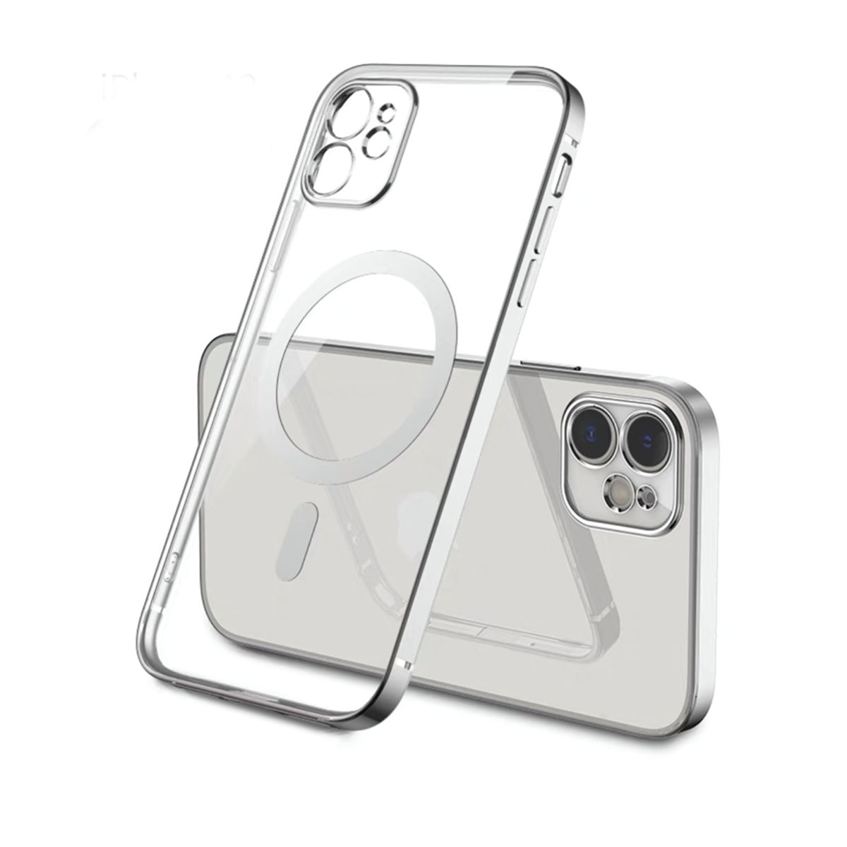 GENERICO - Carcasa Magsafe Para iPhone 13 pro / Plateado