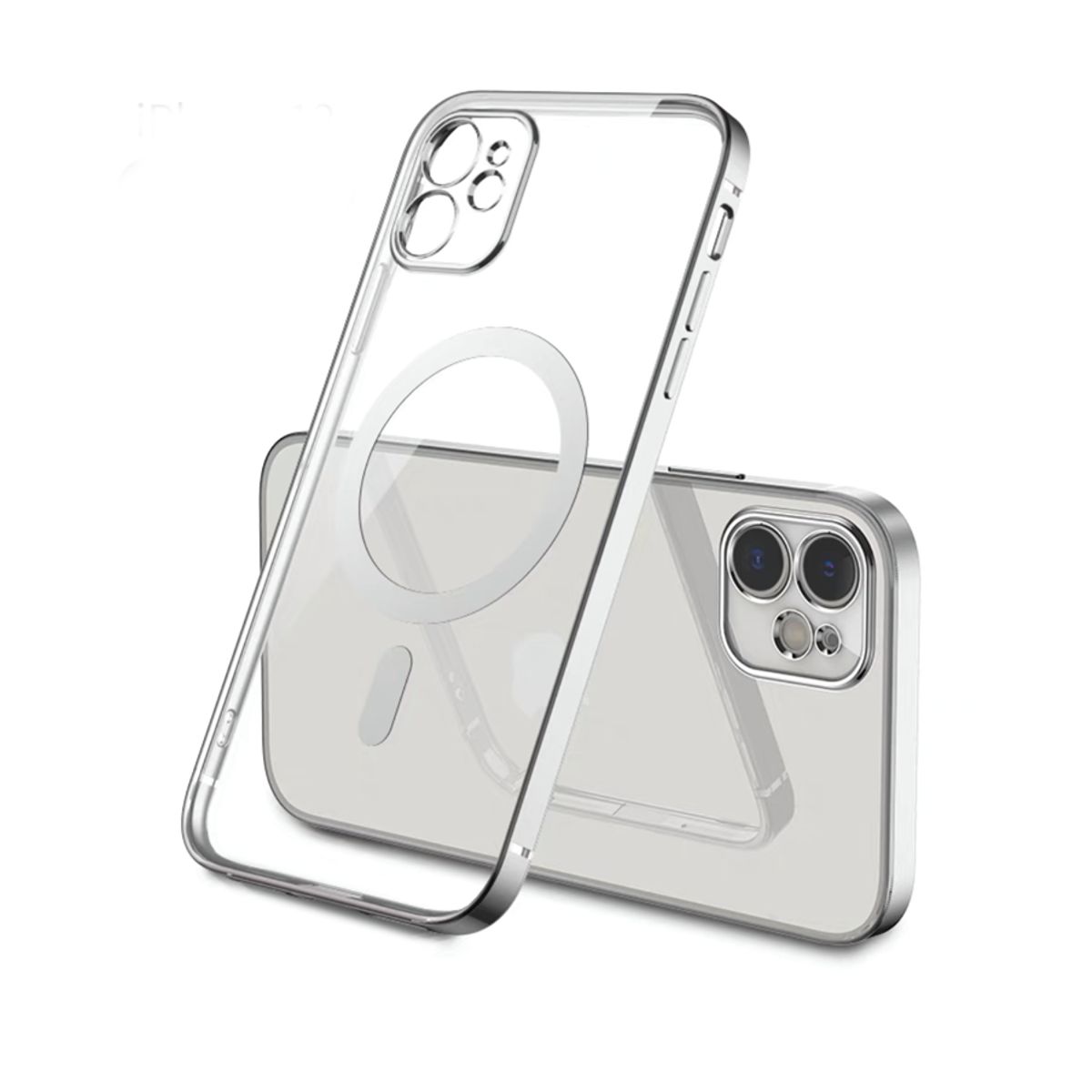 GENERICO - Carcasa Magsafe Para iPhone 13 pro / Plateado