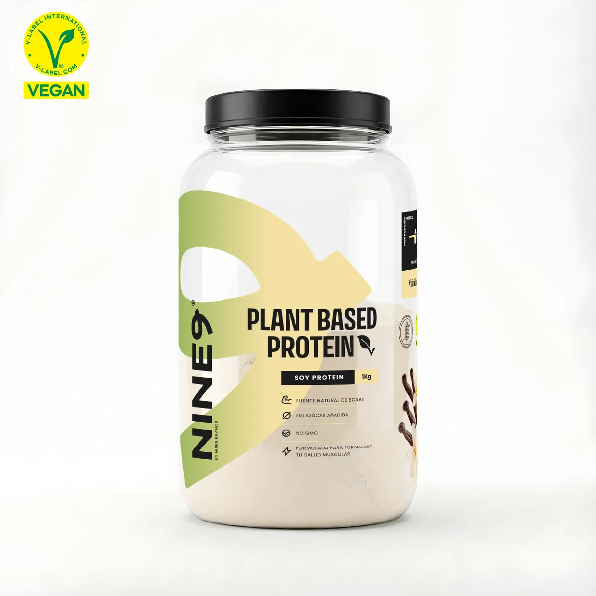 NINE9 BRANDS - Proteina Vegana Vainilla Plant Based NINE9 1 Kg