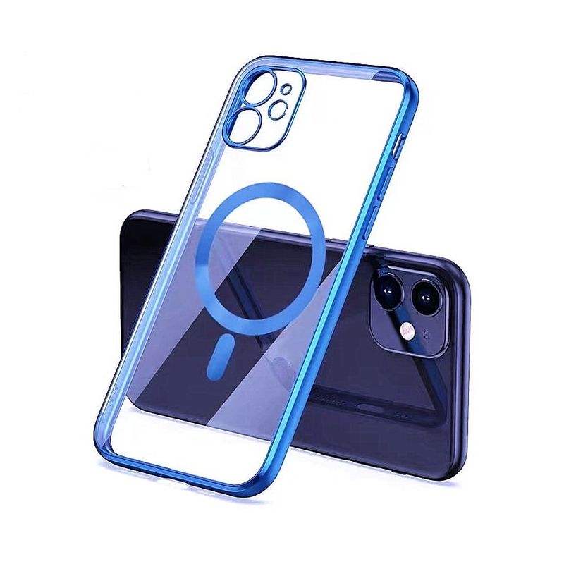 GENERICO - Carcasa Magsafe Para iPhone 13 pro max / Azul
