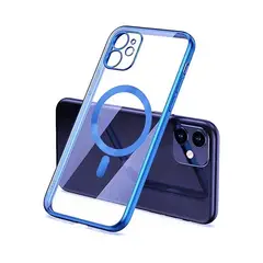 GENERICO - Carcasa Magsafe Para iPhone 13 pro max / Azul