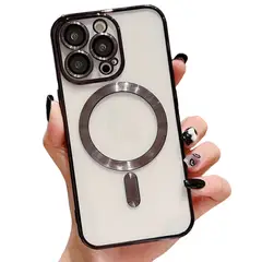 GENERICO - Carcasa Magsafe para iPhone 14 Pro / Negro Lentes