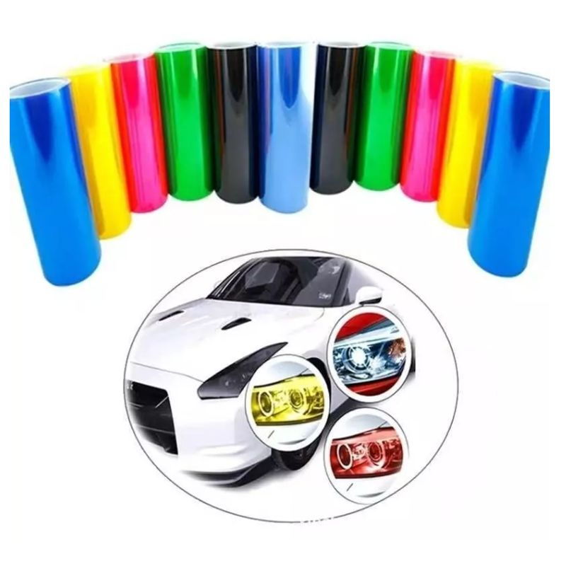 GENERICO - Vinilo Adhesivo Para Foco Opticos De Auto 30cm X 10 Metros