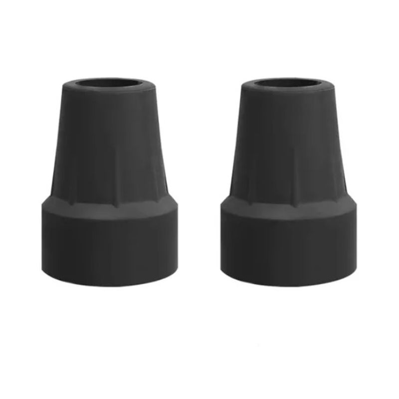 GENERICO - Regaton Par De Goma 19mm Repuesto Para Baston Muleta 2 Unid