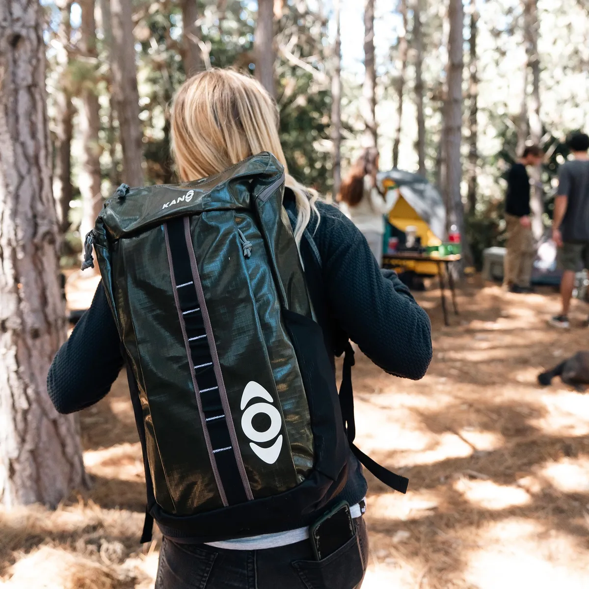 KANO - Mochila Outdoor Kano 25L Trekking Camping Resistente Verde