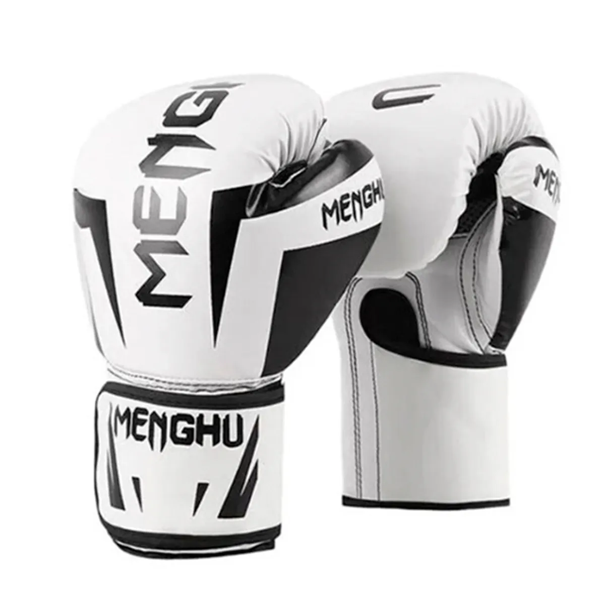 GENERICO - Guantes De Box Menghu 16 Onz Tigre Series Blancos
