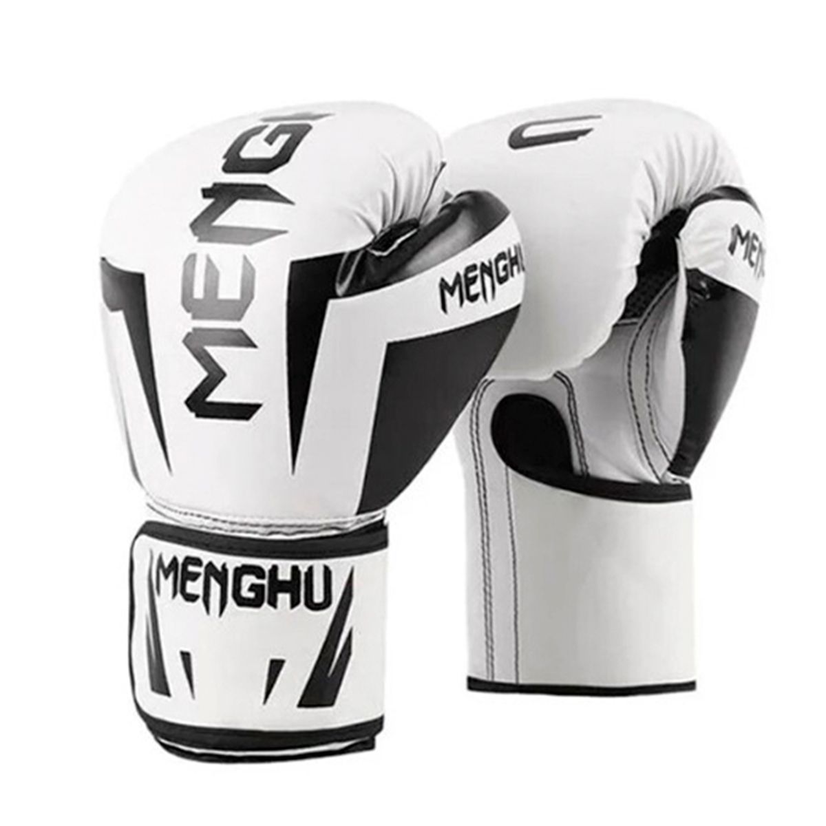 GENERICO - Guantes De Box Menghu 16 Onz Tigre Series Blancos