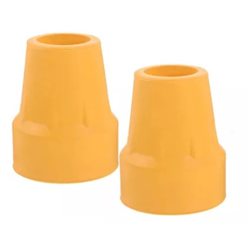 GENERICO - Regaton Base De Goma Para Baston Muleta Pack 2 Unid 19 Mm