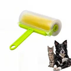 GENERICO - Rodillo quita pelusas saca pelos mascotas lavable silicona