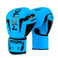 GENERICO - Guantes De Box Menghu 10 Onz Tigre Series Azul