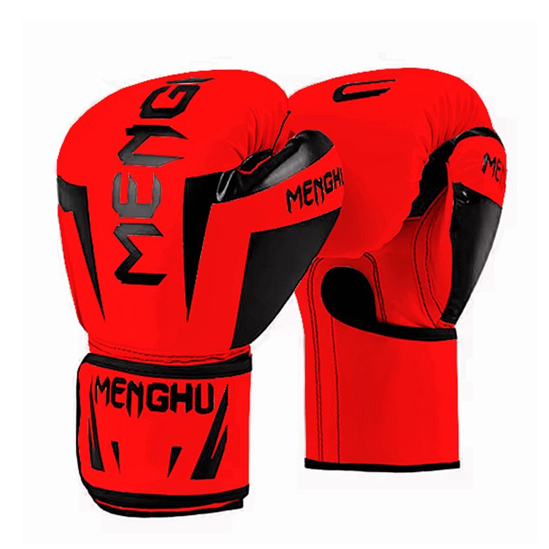 GENERICO - Guantes De Box Menghu 14 Onz Tigre Series Rojo