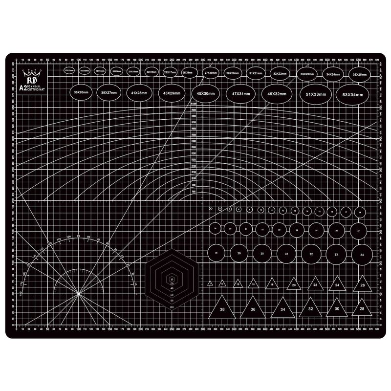 RD - Base Tabla Salvacorte Rd Tapete Corte 45x60cm A2 Negro