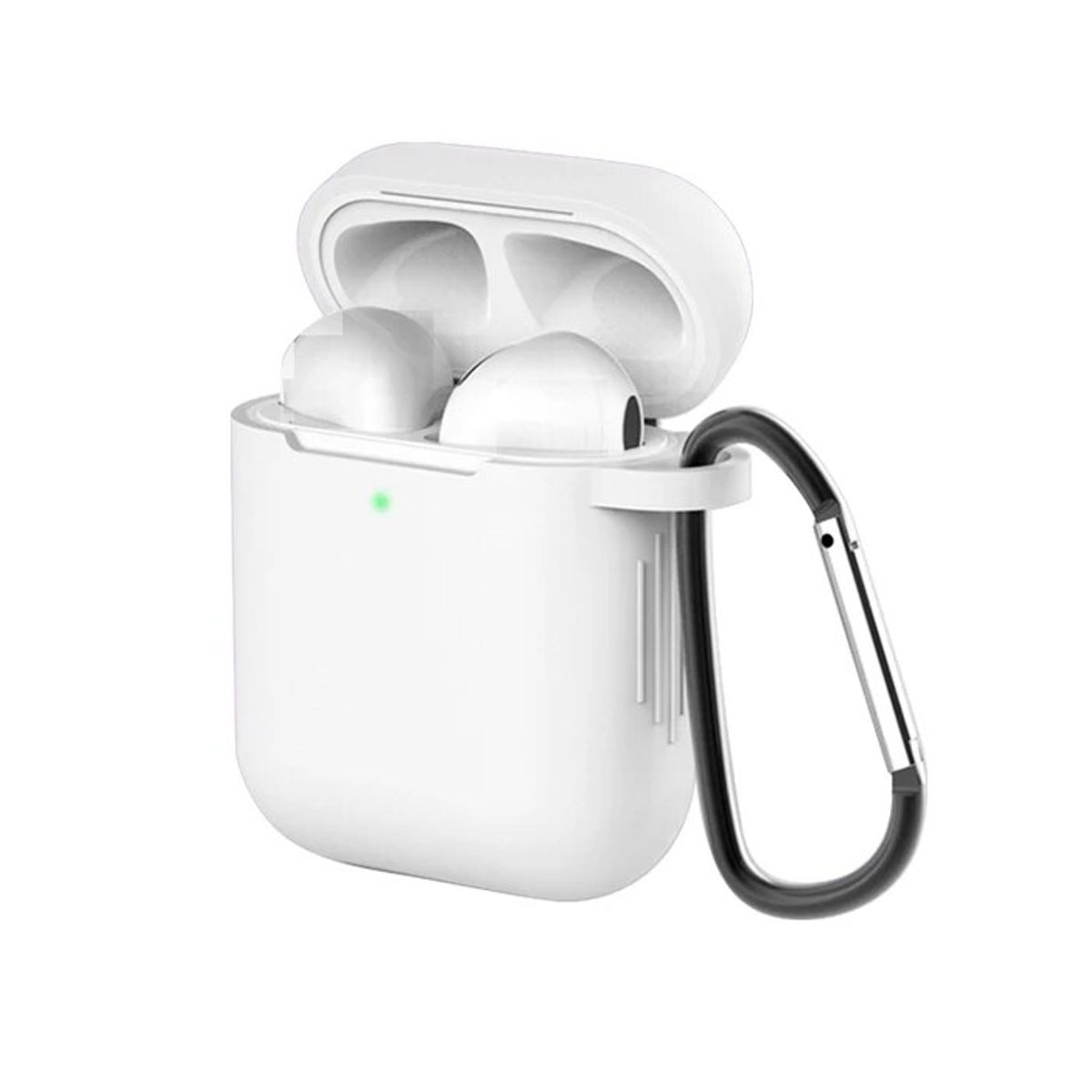 GENERICO - Funda Silicona Para Airpods 1 2 /  Blanco