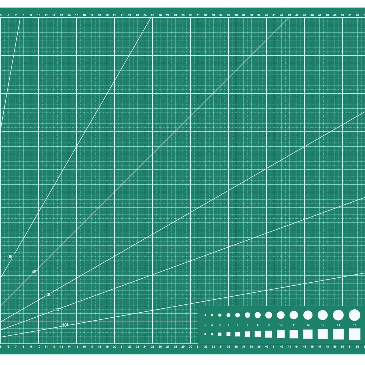 RD - Base Tabla Salvacorte Rd Tapete Corte 45x60cm A2 Verde