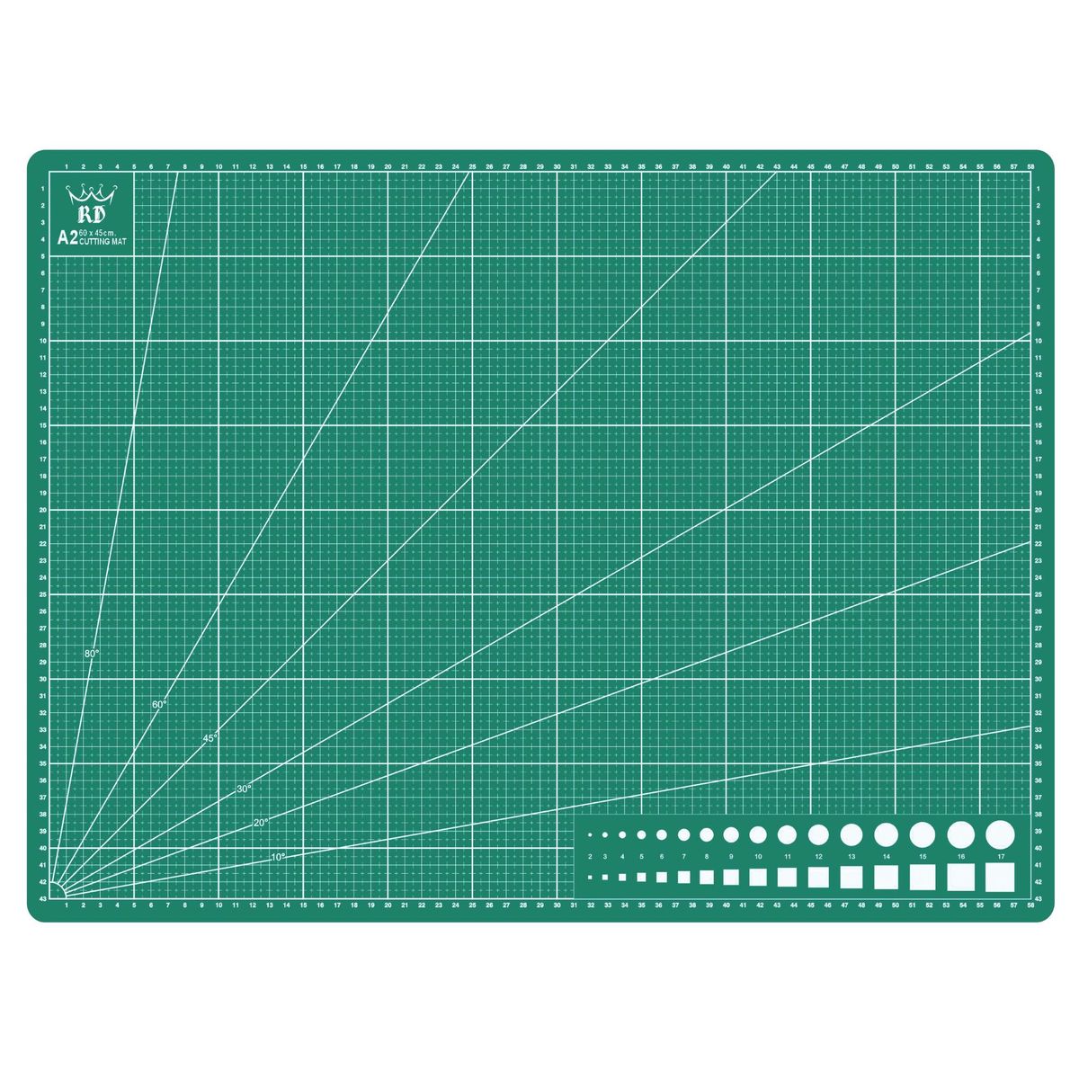 RD - Base Tabla Salvacorte Rd Tapete Corte 45x60cm A2 Verde