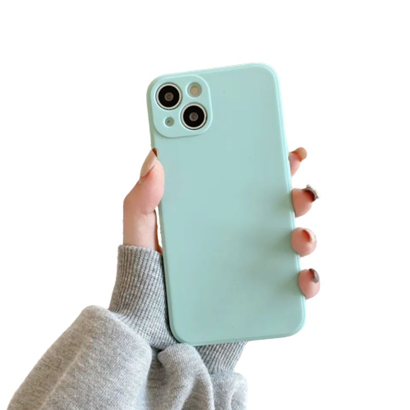 GENERICO - Carcasa Silicona Slim para iPhone 15 Pro Max / Turquesa