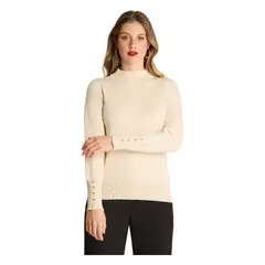 LORENZO DI PONTTI - Sweater Manga Larga Cuello Mock Arena