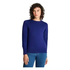 LORENZO DI PONTTI - Sweater Manga Larga Escote Redondo Azul
