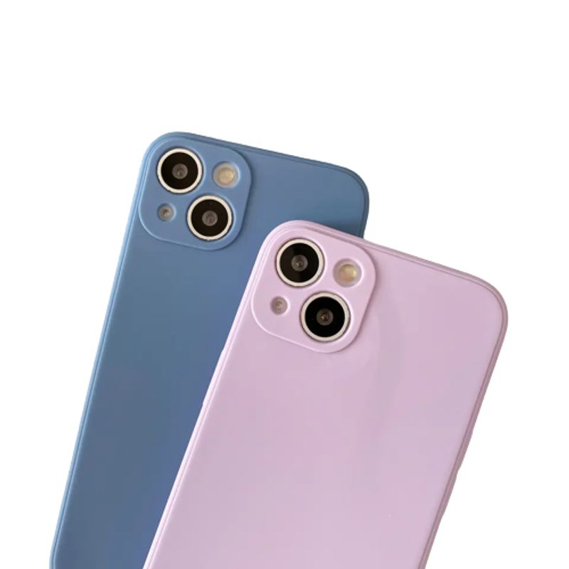 GENERICO - Carcasa Silicona Slim para iPhone 15 / Azul