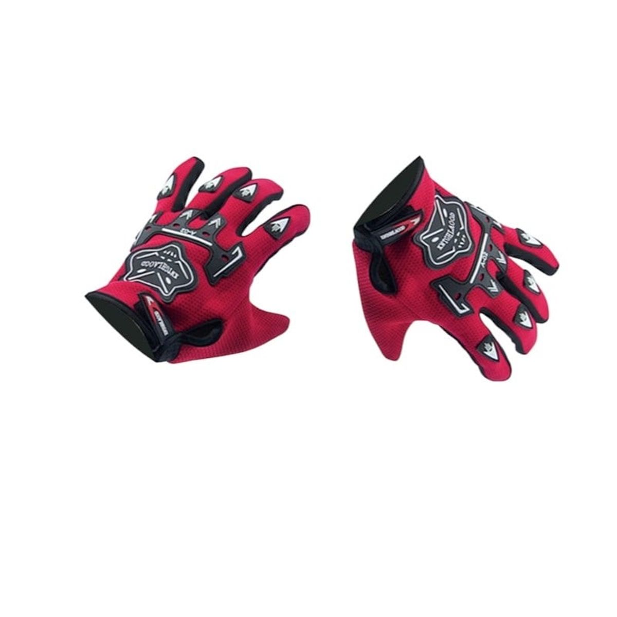 GENERICO - Guantes Motoboy Sport Kntghlaood De Malla Rojo
