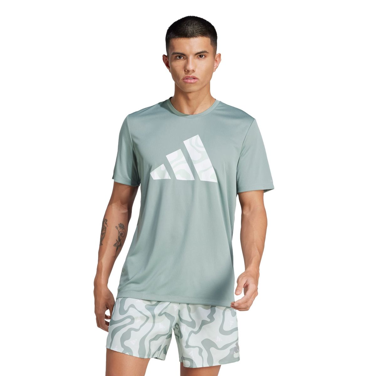 ADIDAS - Polera Run It Brand Love