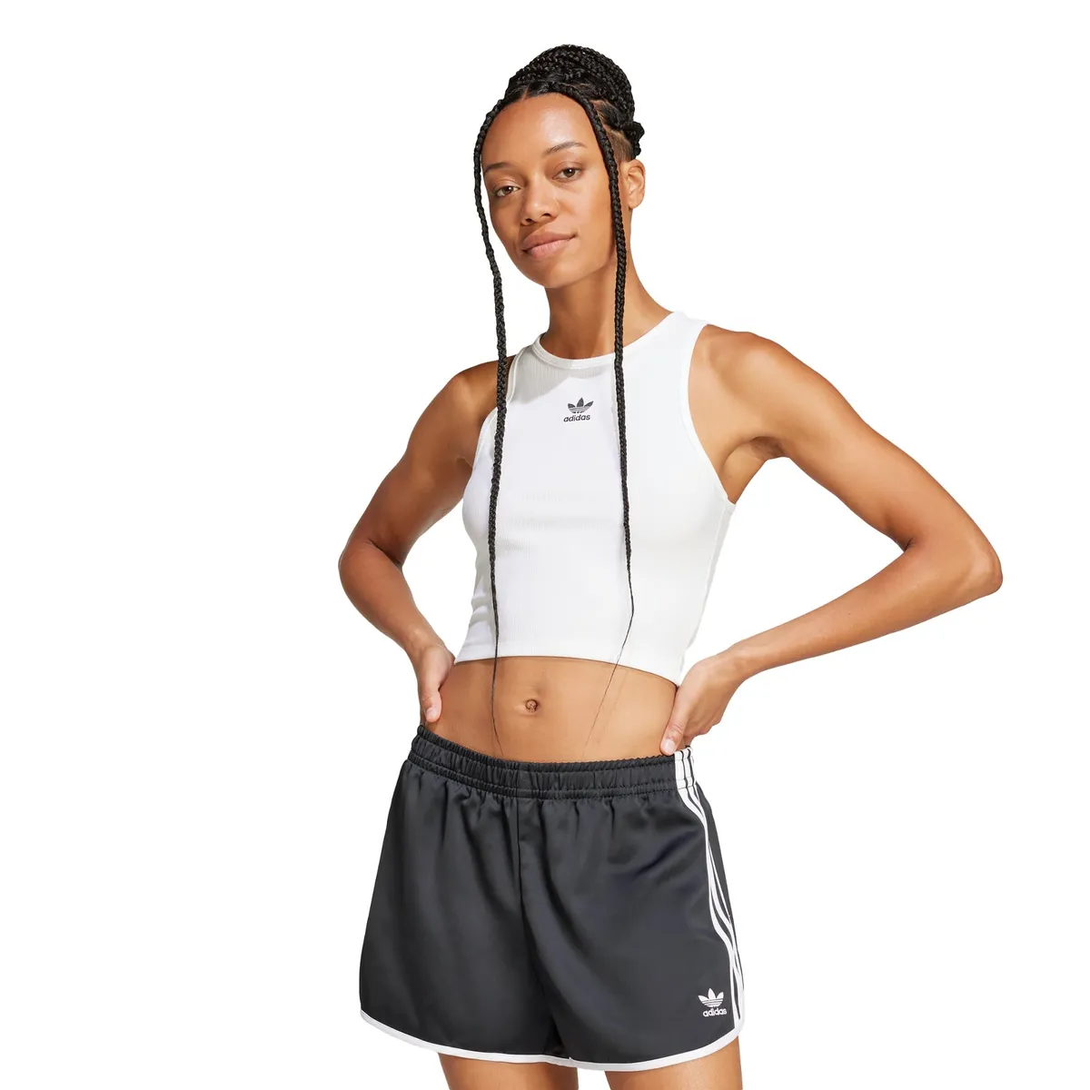 ADIDAS - Polera sin Mangas Essentials Acanalada