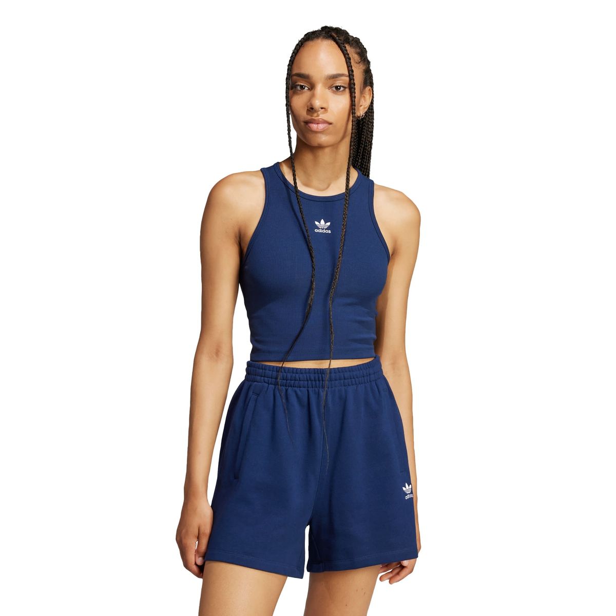 ADIDAS - Polera sin Mangas Essentials Acanalada