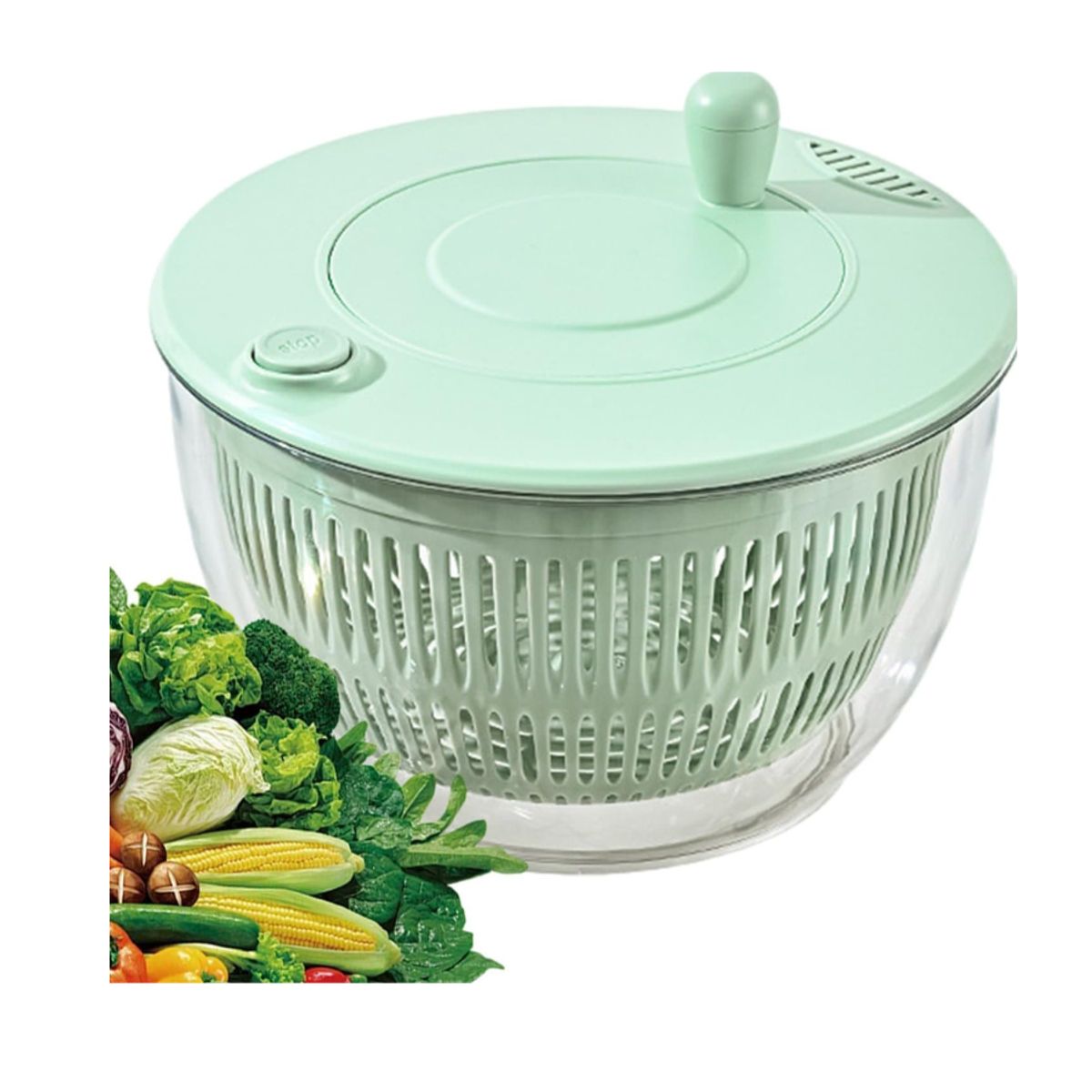 GENERICO - Escurridor de vegetales multifuncional cortador con drenaje
